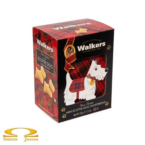 Walkers Ciastka Shortbread Scottie Dog 150g SLOD103