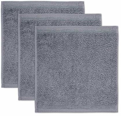 Möve Superwuschel ręcznik do rąk, 30 x 30 cm, 100% bawełna, kamień, zestaw 3 sztuk