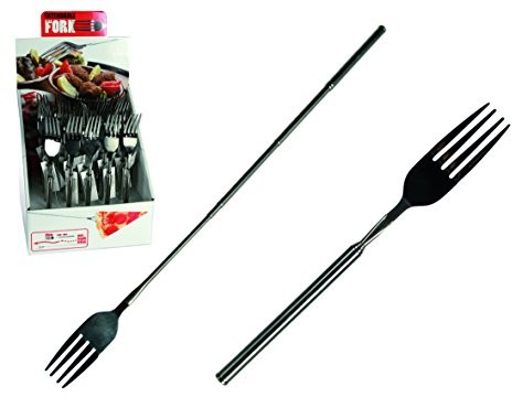 Out of the Blue 79/4017 metalowy widelec, wysuwany, kolor srebrny 79/4017_Silber