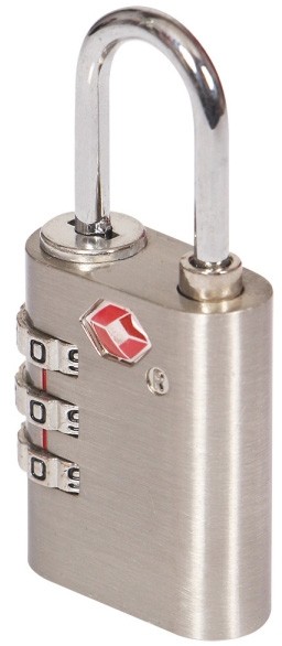 Smith and locke Kłódka szyfrowa Smith and Locke TSA aluminium 30 mm TSA30*3