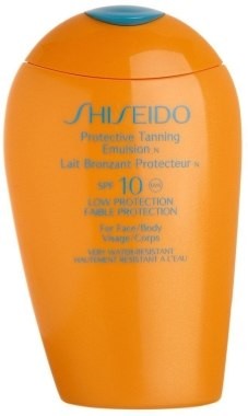Shiseido Wodoodporna emulsja do opalania twarzy i ciała SPF 10 - Suncare Protective Tanning Emulsion N Wodoodporna emulsja do opalania twarzy i ciała SPF 10 - Suncare Protective Tanning Emulsion N
