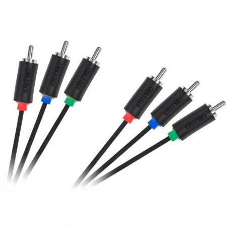 CABLETECH KPO3955-1.8 Kabel 3RCA-3RCA Component 1.8m standard LEC-KPO3955-1.8