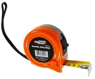 AwTools Miara zwijana AW ABS 3mx19mm AW40131