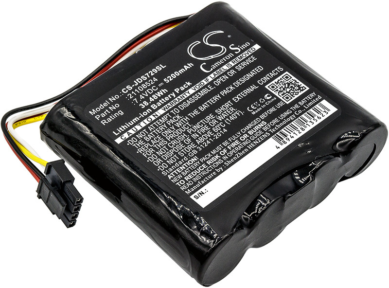 Cameron Sino JDSU WiFi Advisor Wireless LAN Analyzer 21108524 5200mAh 38.48Wh Li-Ion 7.4V CS-JDS729SL