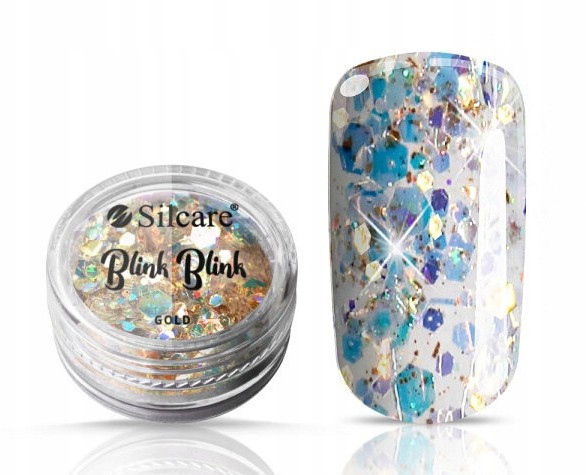 Silcare ozdoby do paznokci Blink Blink Gold 0,5g