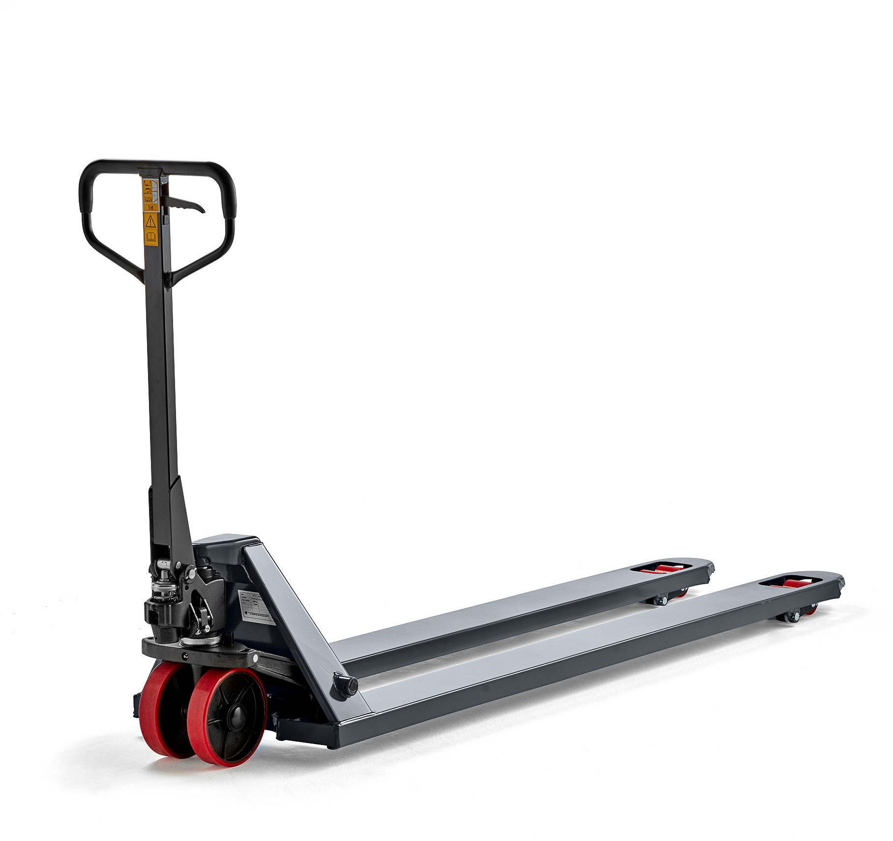AJ Produkty Wózek paletowy, quick lift, 2000 kg, 2000 mm, polyuretan, szary