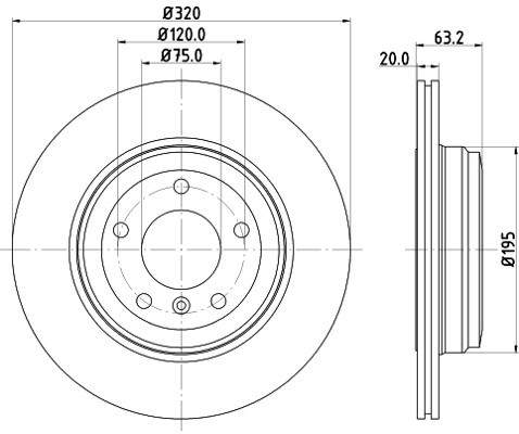 HELLA PAGID Tarcza hamulcowa PAGID 8DD355109-941