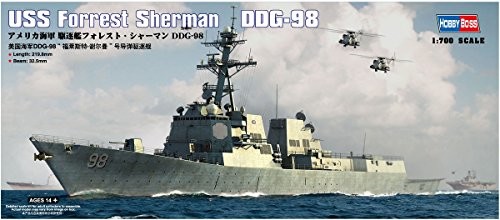 Hobby Boss 83414 zestaw do budowy modelu USS Forrest Sherman DDG-98