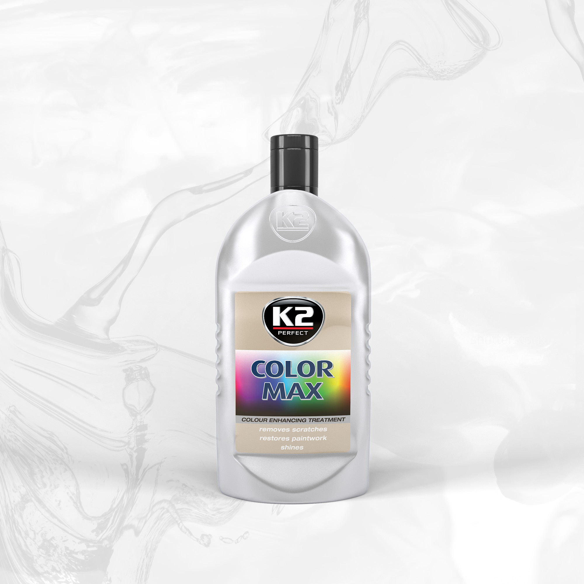 K2 COLOR MAX 500 SREBNY wosk koloryzujący nabłyszcza i chroni - 500ml