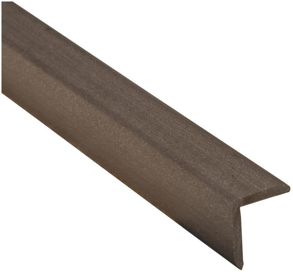 DLH Listwa wykończeniowa 3x240x3.4 cm narożna brązowa