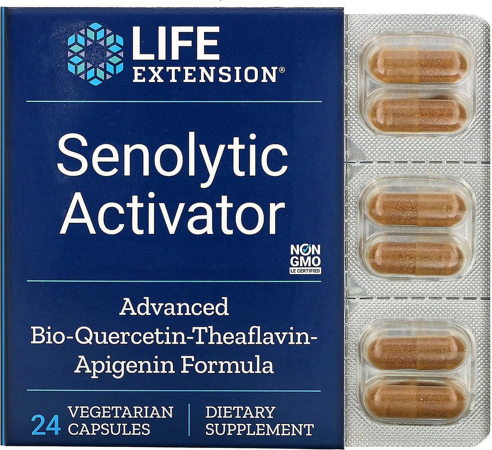 Life Extension LIFE EXTENSION Senolytic Activator 24 Kapsułki wegetariańskie