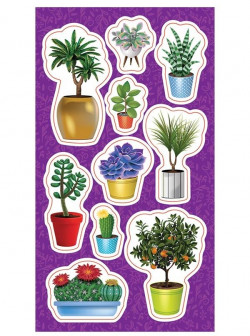 Naklejki Kwiatki doniczkowe