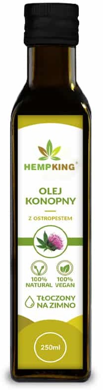 HempKing Olej konopny z ostropestem - 250ml