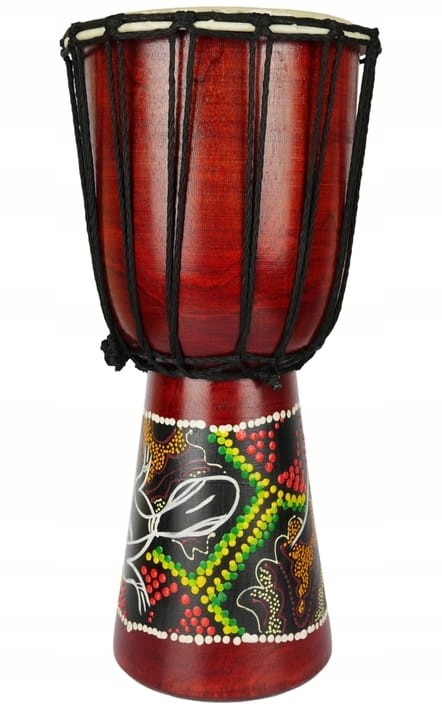 Bębenek, Bęben Djembe Wys. 40cm Malowany