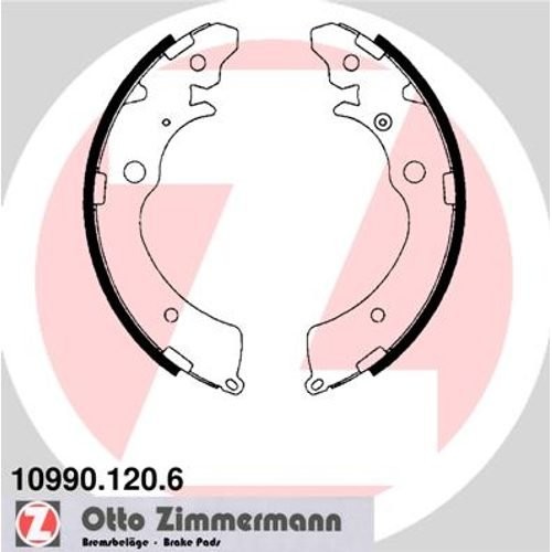 ZIMMERMANN 10990.120.6 szczęki hamulcowe, tylne 10990.120.6
