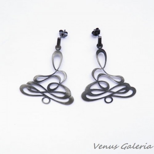 Kolczyki srebrne - Esyfloresy duże 65