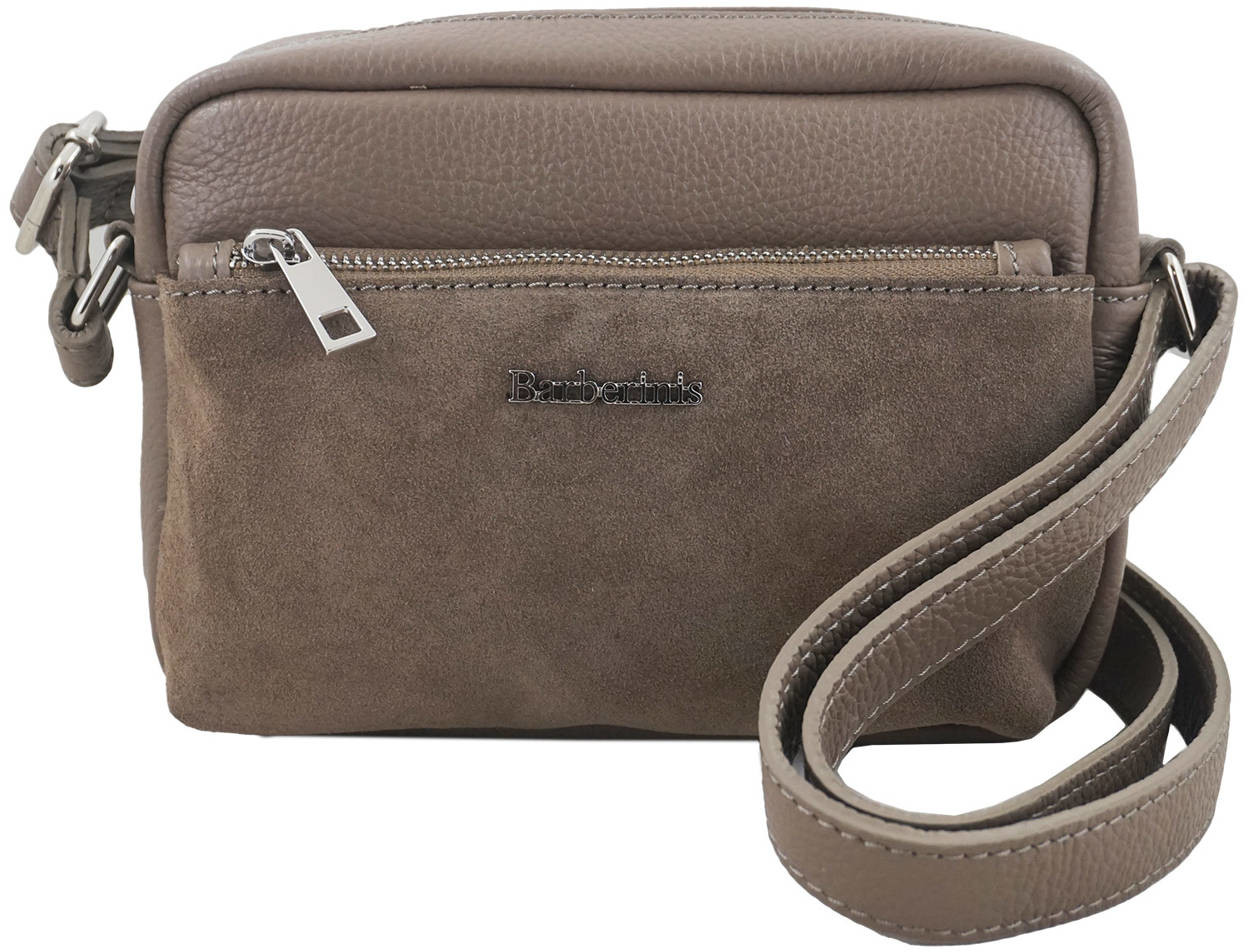 Barberini's Listonoszka na szerokim pasku Casual - Beżowa ciemna 788/1-9