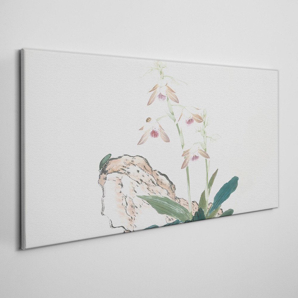 PL Coloray Obraz Canvas Owady i Kwiaty 120x60cm