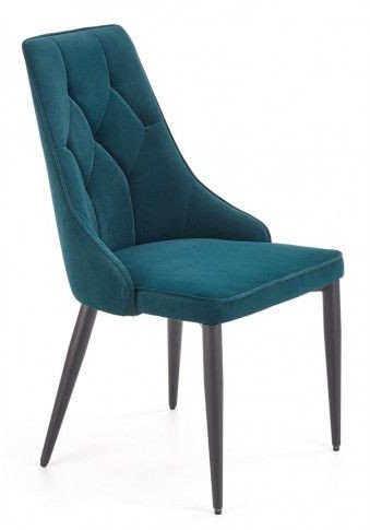 Nowoczesne krzesło do salonu Roni zielony