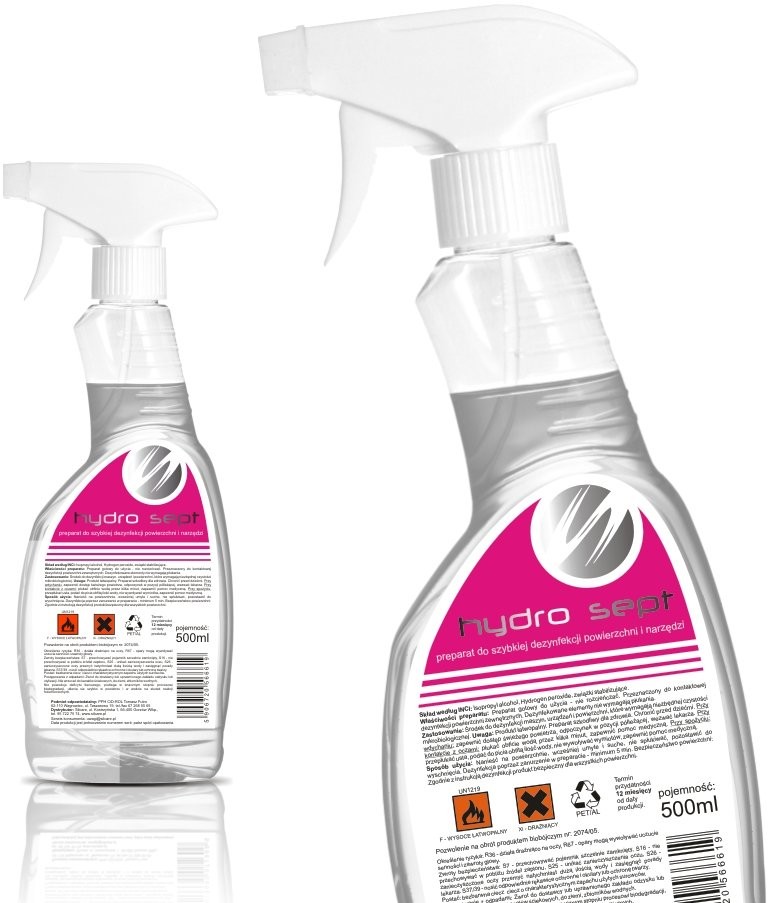 slay Płyn Do Dezynfekcja Narzędzi Hydrosept 500 ml