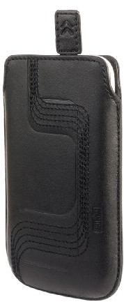 Artwizz Leather Pouch Wave do iPhone 3G / 3GS skórzany pokrowiec czarny 4260040537232