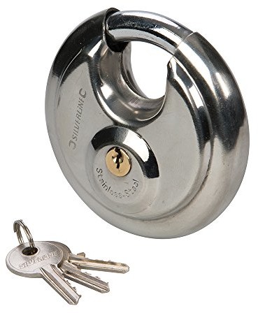 Silverline 436750 zapięcie ze stali nierdzewnej okrągły 90 MM 436750