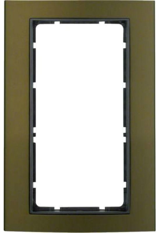 Hager Polo sp. z o.o. KNX Ramka z dużym wycięciem Berker B.3 alu brązowy/antracyt 13093001