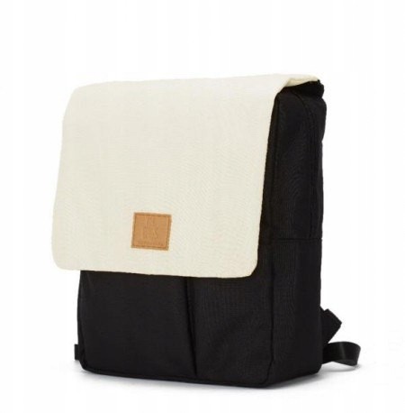 My bag's plecak reflap eco black/cream