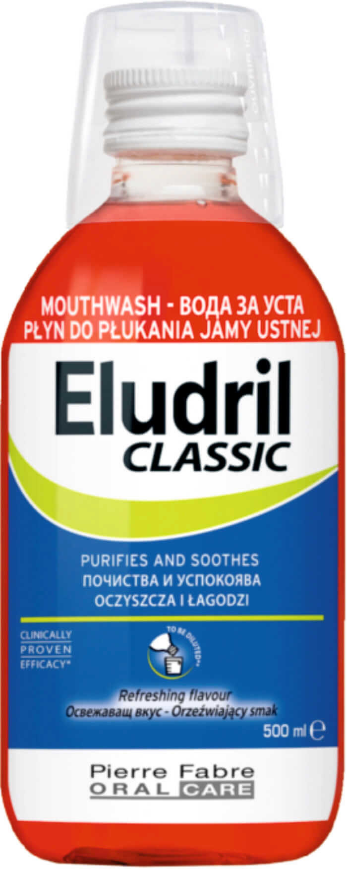Eludrilclassic płyn d/jamy ustnej 500 ml