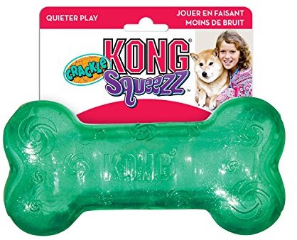 Kong squeezz Crackle Bone Medium 15,2 x 7,6 x 4,4 cm