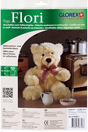 Glorex GmbH glorex 0 4637  1 lis przytulanka do selberstopfen foxi, do gry, 23 cm 0 4509-1