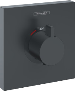 Hansgrohe 15760670 ShowerSelect Bateria termostatyczna HighFlow montaż podtynkowy element zewnętrzny czarny matowy