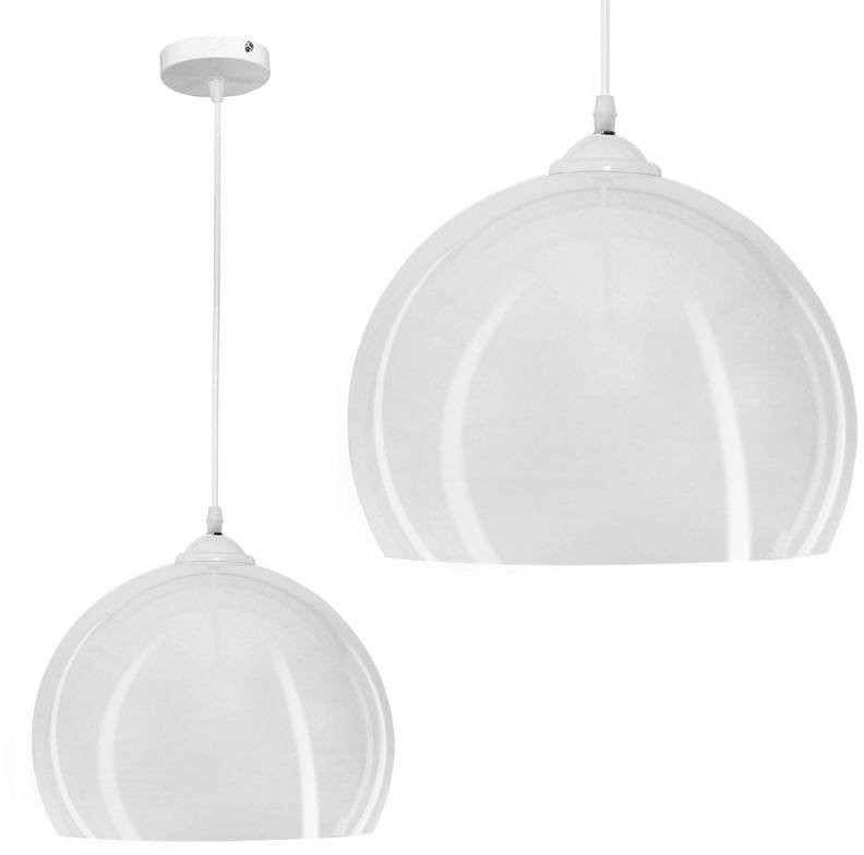 Decorativi Lampa wisząca metal E27 biała 536 nowoczesna do kuchni 536 Decorativi 536