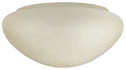 Westinghouse Lighting 8704740 klosz lampy 19,1 cm wykonana ze szkła bernsteinfarbenem Scavo-dymu, muchomor kształt, biały, 25.1 x 25.1 x 11.51 cm 8704740