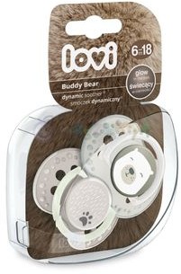 Canpol babies LOVI Smoczek usp silik dynam 6-18m 2szt) Bear 5903407228655 5903407228655