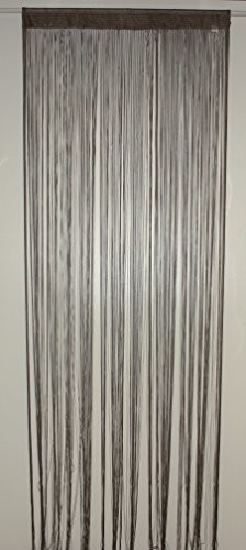 Homemaison Zasłona spaghetti, szarobrązowy, 90 x 240 cm HM69807874