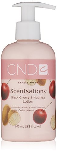 CND ręcznik do rąk i balsam do ciała sents. Black Cherry i gałka muszkatołowa 511310