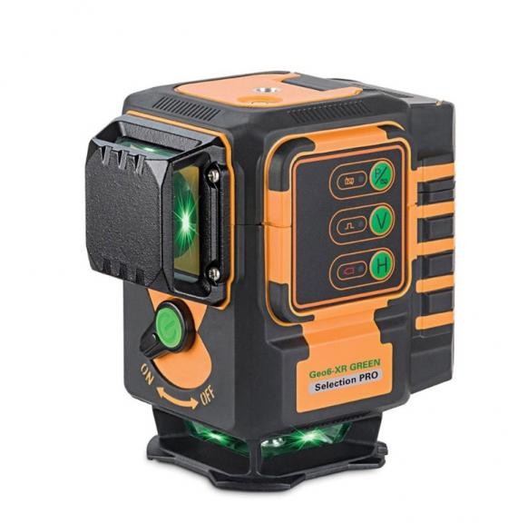 GeoFennel Laser liniowy krzyżowy Geo6-XR GREEN SP Li-Ion 12-310-24