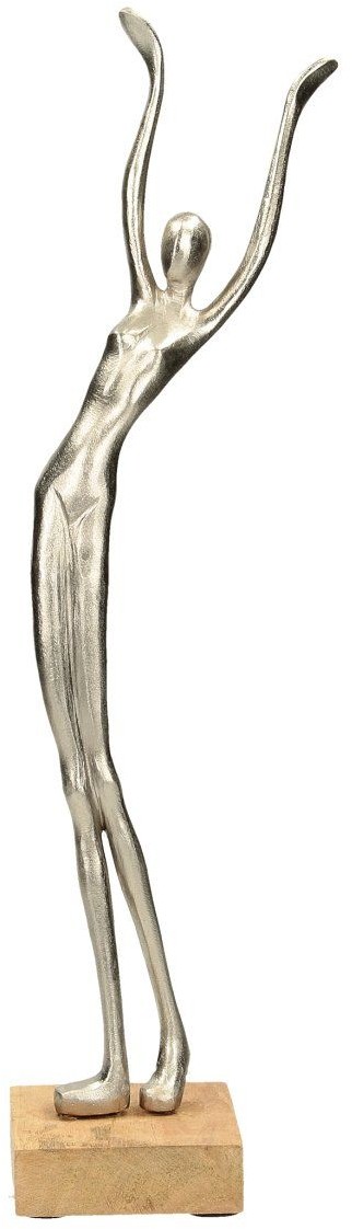 Dekoria Dekoracja Silver Woman III wys 52cm 14x10x52cm 810-668