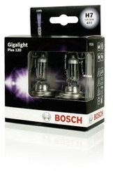 Bosch Żarówki halogenowe Bosch Gigalight Plus 120 H7 12V 55W 2 szt F11-2636