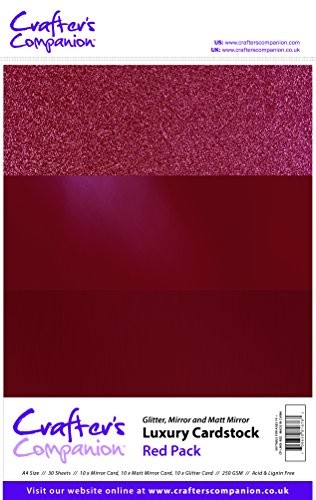 Unbekannt CRAFTER kroki Companion Luxury card Stock Pack  Red CP-LMIX-RED