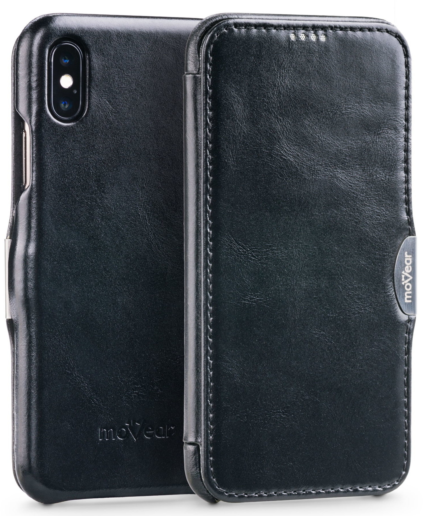 moVear moVear flipSide C etui do Apple iPhone Xr | 100% Skóra AIPXRS0CIBKVBK