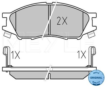 Wulf Gaertner Autoparts Zestaw klocków hamulcowych, hamulce tarczowe Wulf Gaertner Autoparts 025 246 4815/W