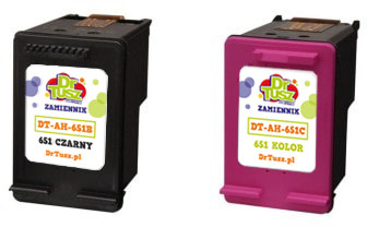 DrTusz Tusze Zamienniki 651 do HP C2P10AE C2P11AE) komplet)