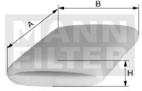 MANN Hummel cs51 filtr powietrza CS 51