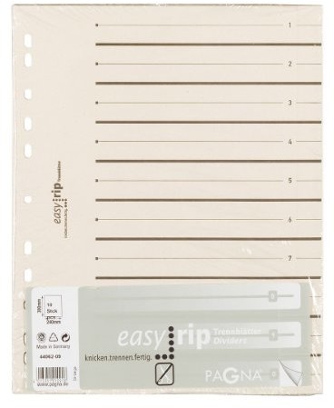 Pagna 44062  09 notatniki Rexel Advance posiadają, A4, Easy RIP, 10 sztuki, Beige 44062-09