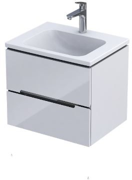 Oristo SILVER UNI szafka podumywalkowa 60 cm, biały połysk, OR33-SD2S-60-1-V3 OR33-SD2S-60-1-V3