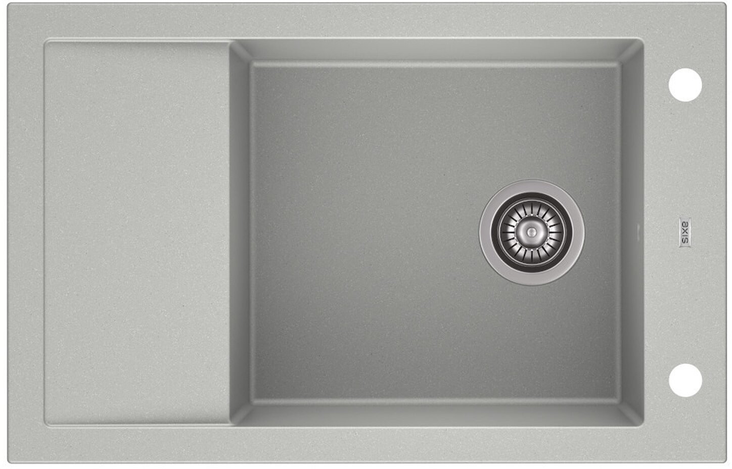 AXIS GROUP Zlew A-Point 40 1-komorowy szary