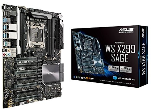 Asus WS x299 Sage Intel x299 LGA 2066 płyta główna serwerów/stacji roboczych, 90sw0070-M0EAY0 WS X299 SAGE
