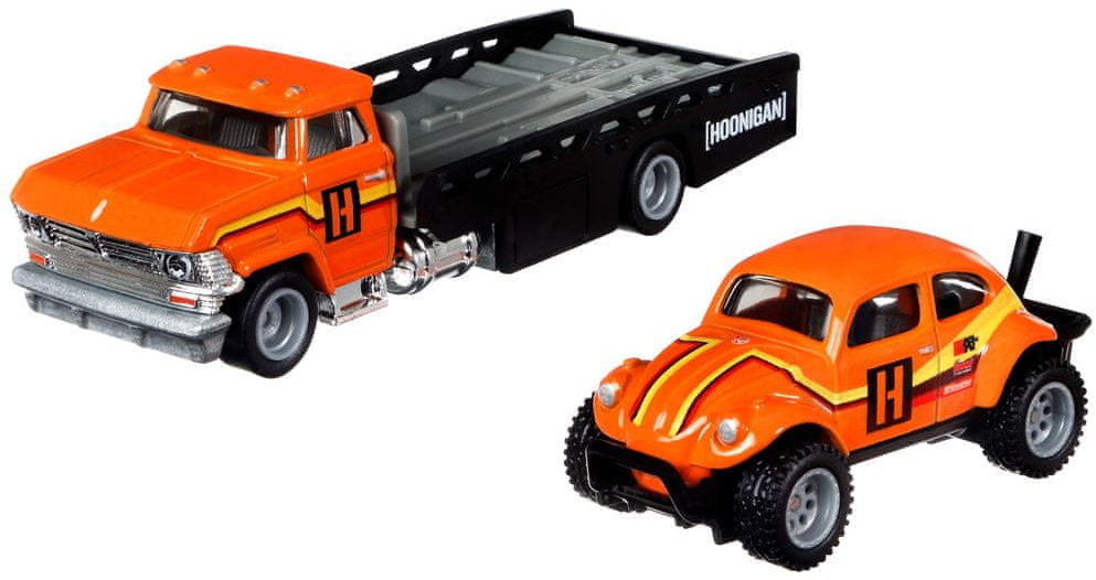 Mattel zestaw Team Transport 31 Volkswagen samochód transportowy i wyścigowy # z wartością produktów powyżej 89zł!